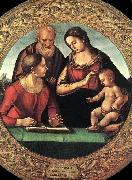 Luca Signorelli Madonna and Child with St Joseph and Another Saint oil on canvas